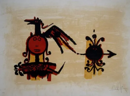 石版画 Lam - EL ÚLTIMO VIAJE DEL BUQUE FANTASMA