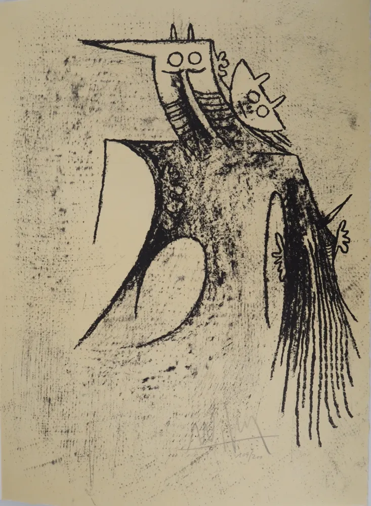 石版画 Lam - Figure