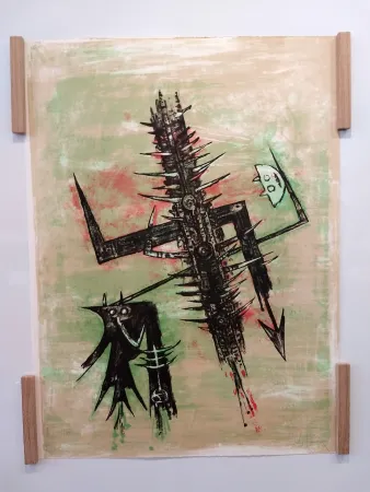 石版画 Lam - Hommage a Picasso