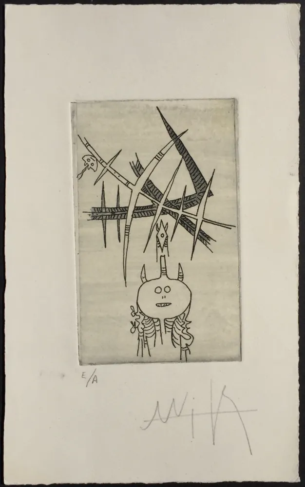 版画 Lam - Sans Titre 7002