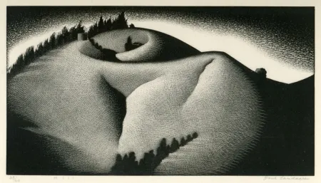 木刻 Landacre - Hill