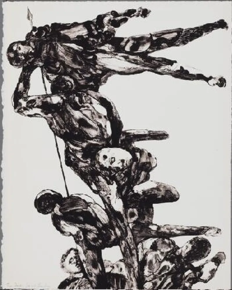 石版画 Landau - Charades