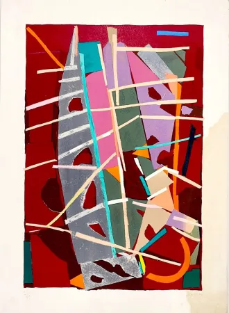 石版画 Lanskoy - Composition