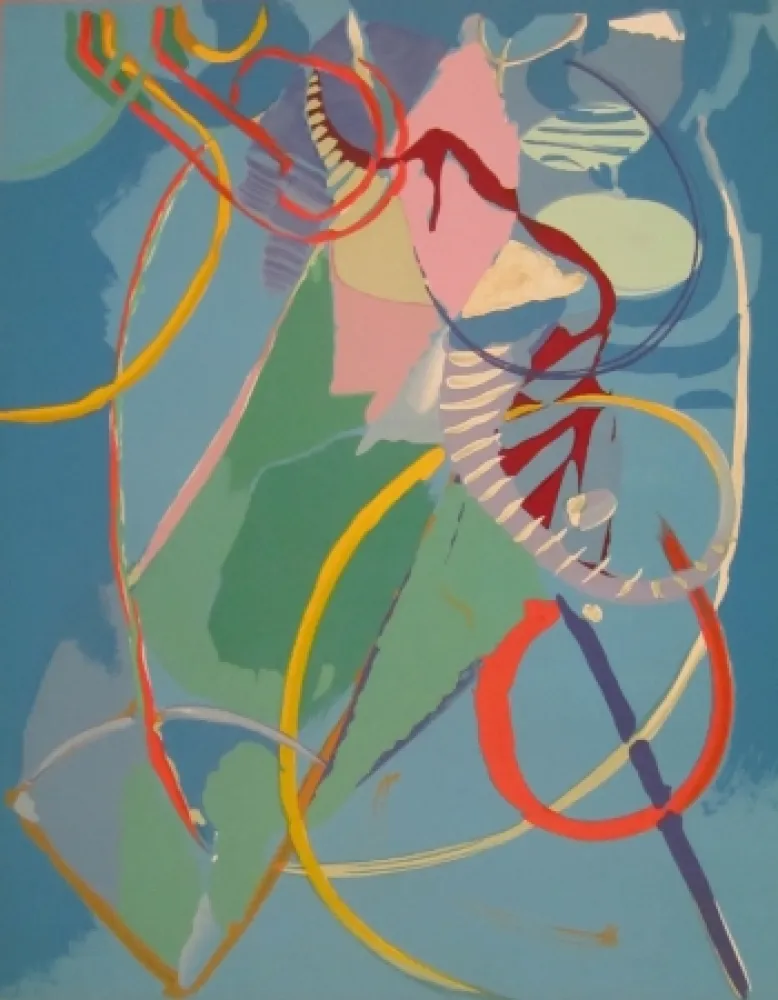 石版画 Lanskoy - Lithograph from the Génèse Portfolio