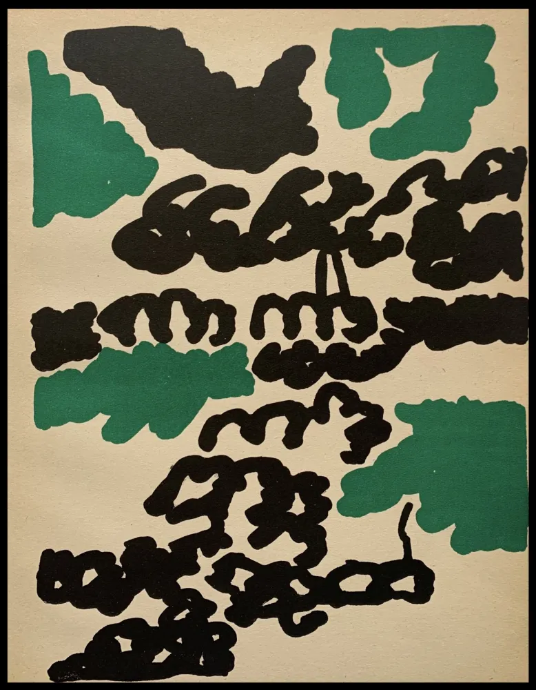 石版画 Lapicque - Composition 