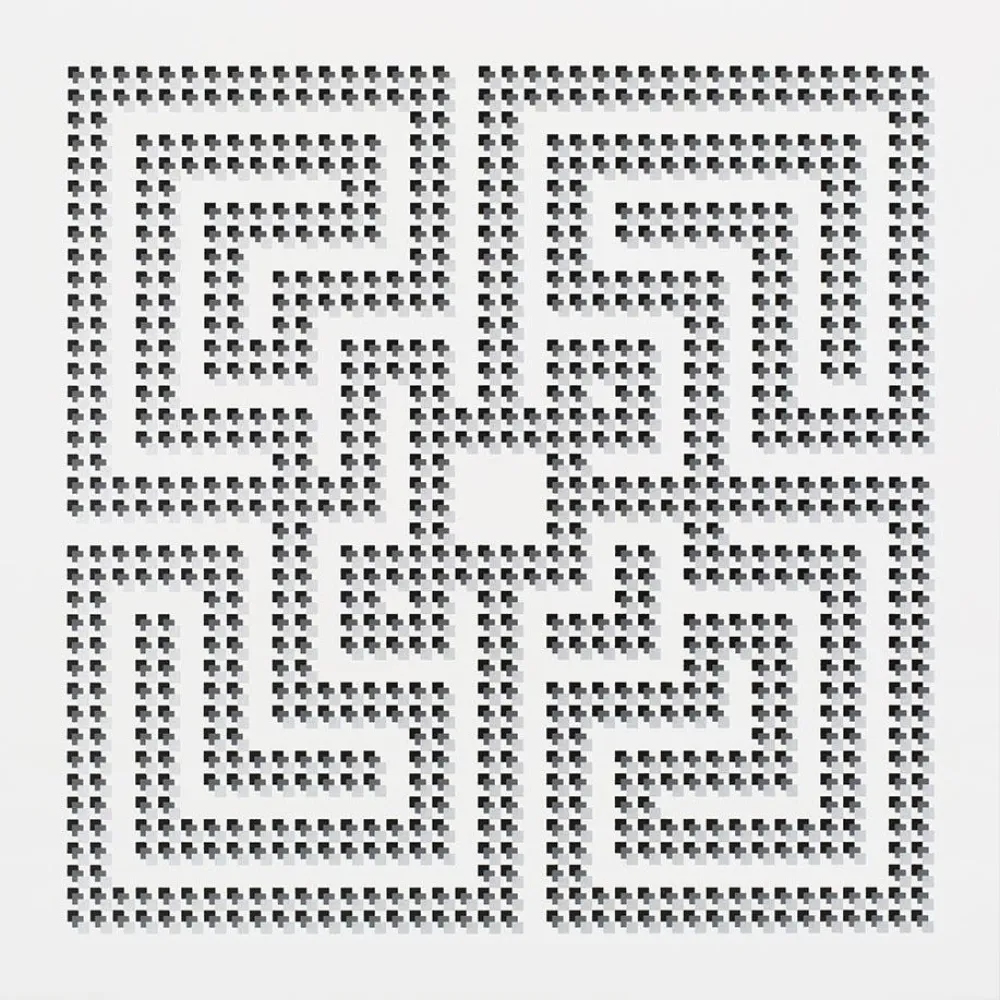 石版画 L'atlas - Square series #1