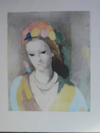 飞尘腐蚀法 Laurencin - Jeune fille