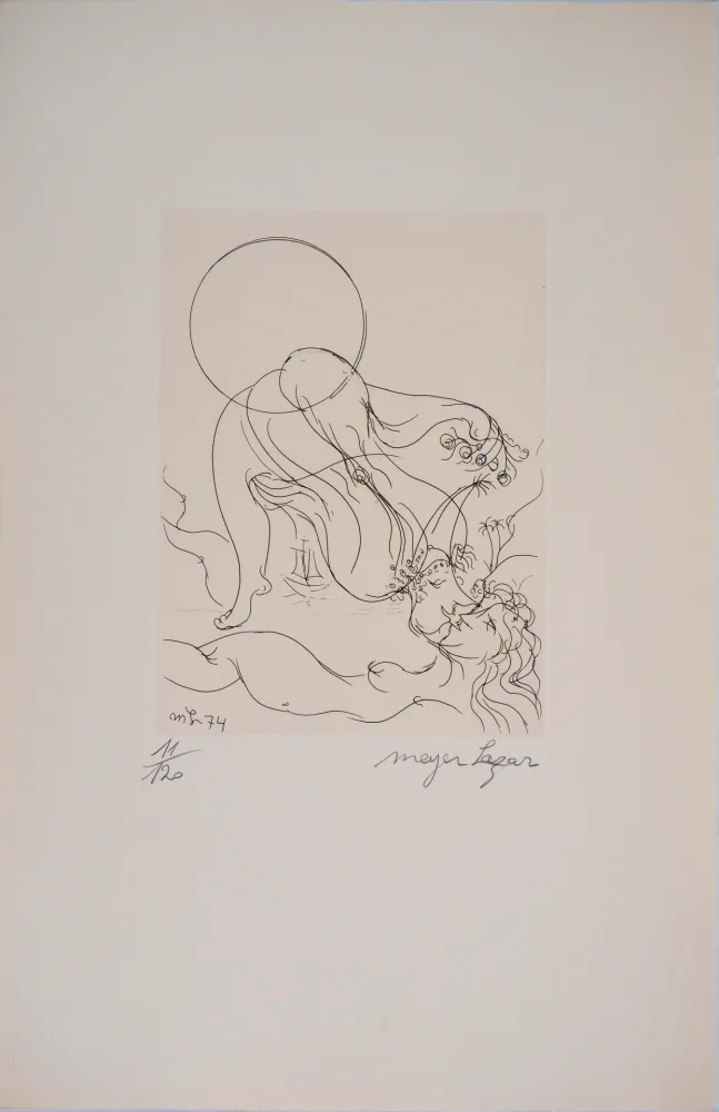 版画 Lazar - Cantique des Cantiques, Amour en voyage