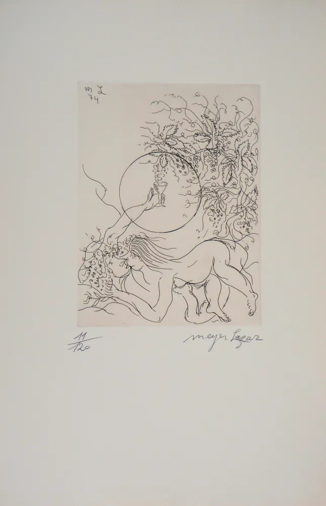 版画 Lazar - Cantique des Cantiques, De l'amour et du vin