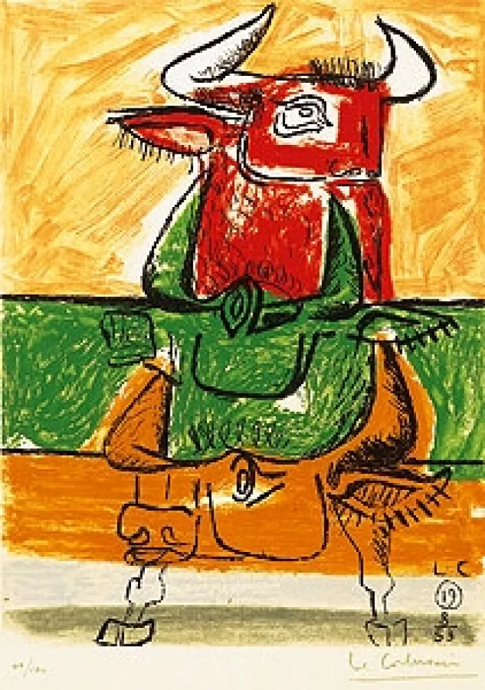 蚀刻版画 Le Corbusier - Libro UNITÉ