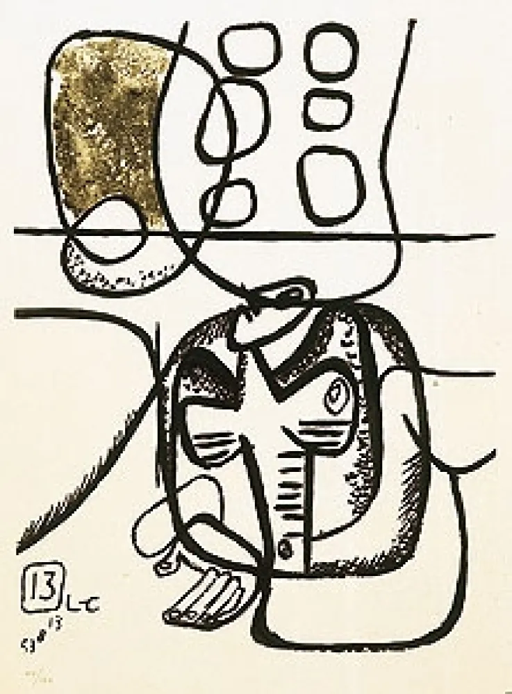 蚀刻版画 Le Corbusier - Libro UNITÉ