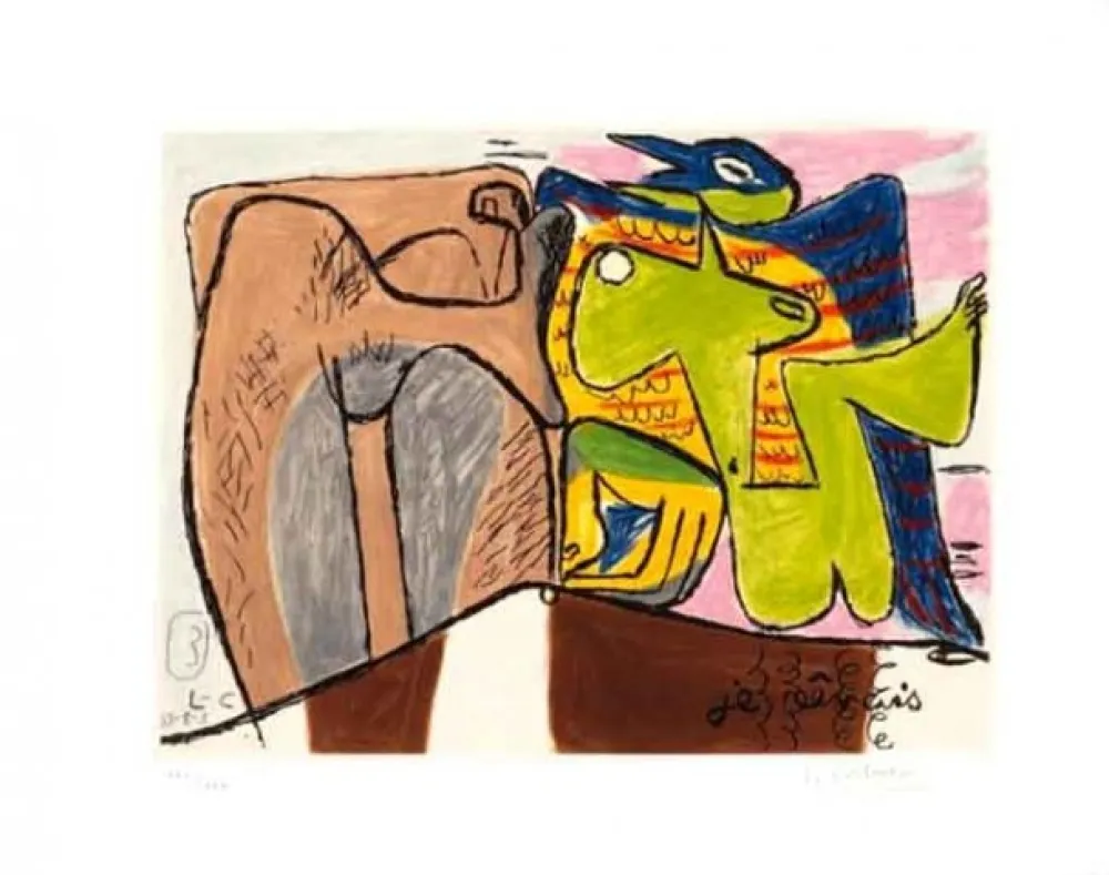 蚀刻版画 Le Corbusier - Unité