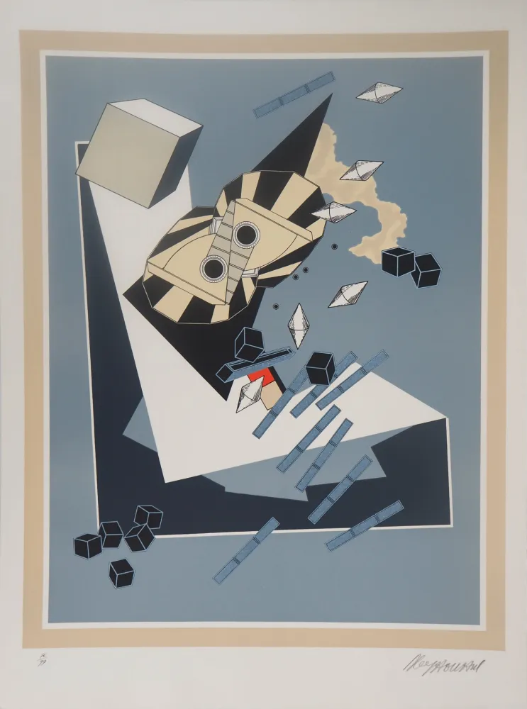 石版画 Le Yaouanc - Les ouvertures n'ont pas de domicile fixe