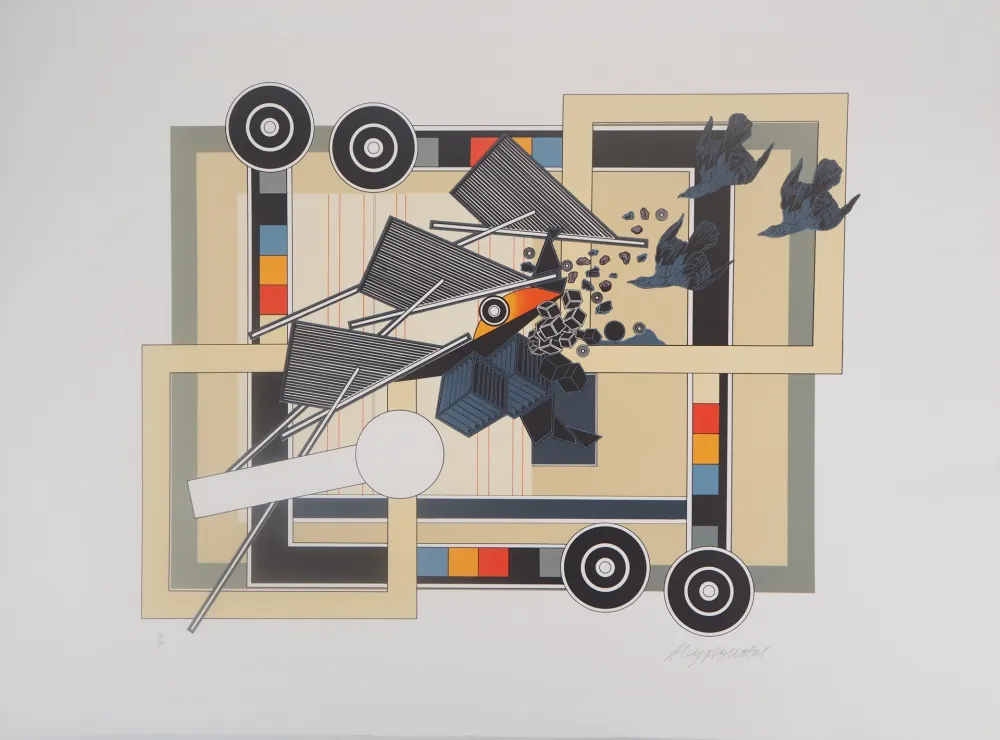 石版画 Le Yaouanc - Tandem