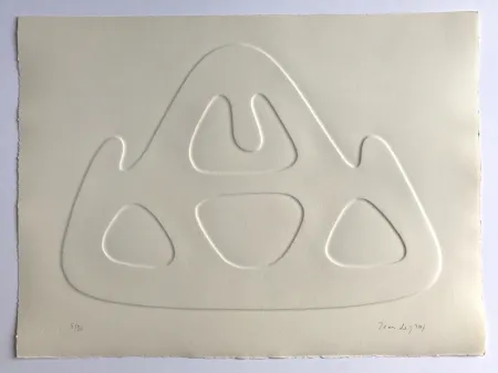 凸版印刷 Legros - Estampage géométrique inspiré des reliefs