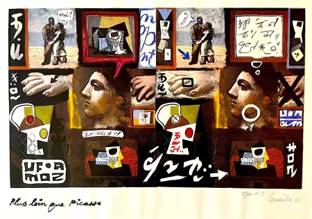 胶版印刷 Lemaitre  - Plus loin que Picasso