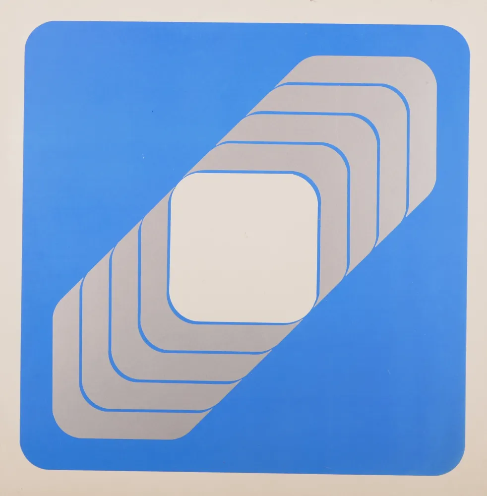 丝网印刷 Lenk - Untitled (Opt Art), 1967