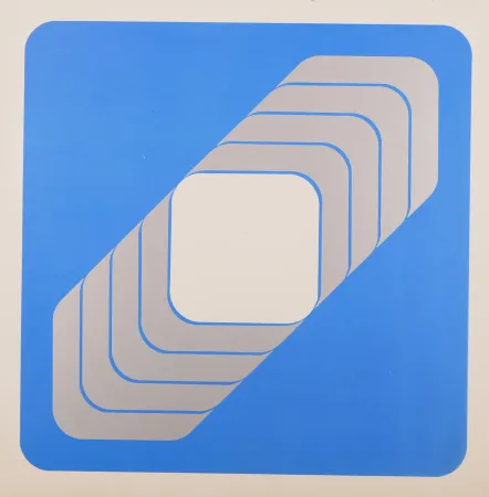 丝网印刷 Lenk - Untitled (Opt Art), 1967