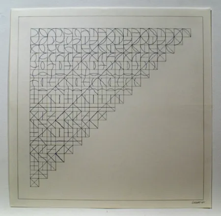 版画 Lewitt - Arcs and Lines