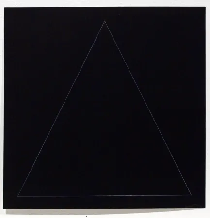 蚀刻飞尘法 Lewitt - Six Geometric Figures - Triangle