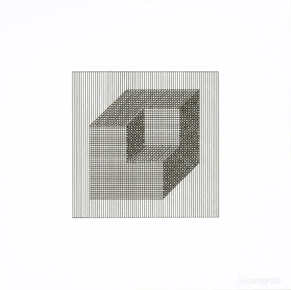丝网印刷 Lewitt - Twelve Forms Derived From a Cube 16