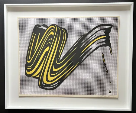 丝网印刷 Lichtenstein - Brushstroke