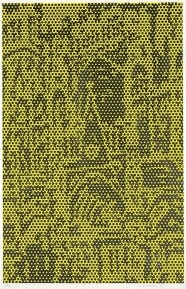 石版画 Lichtenstein - Cathedral #5, from the Cathedral series