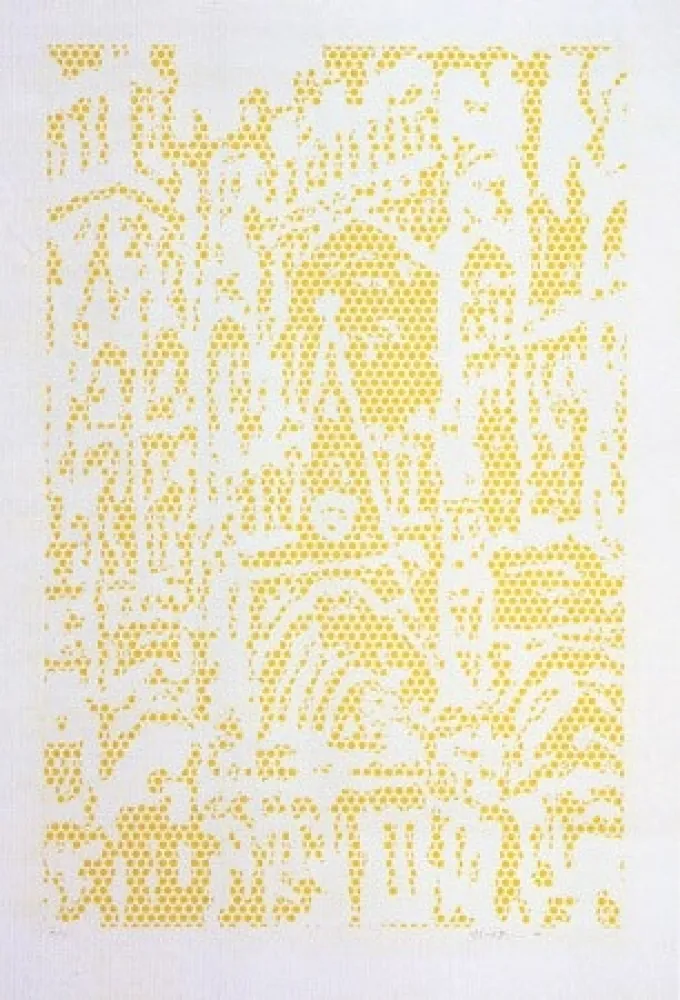 石版画 Lichtenstein - Cathedral I