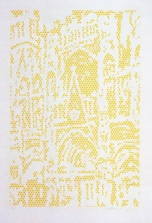 石版画 Lichtenstein - Cathedral I