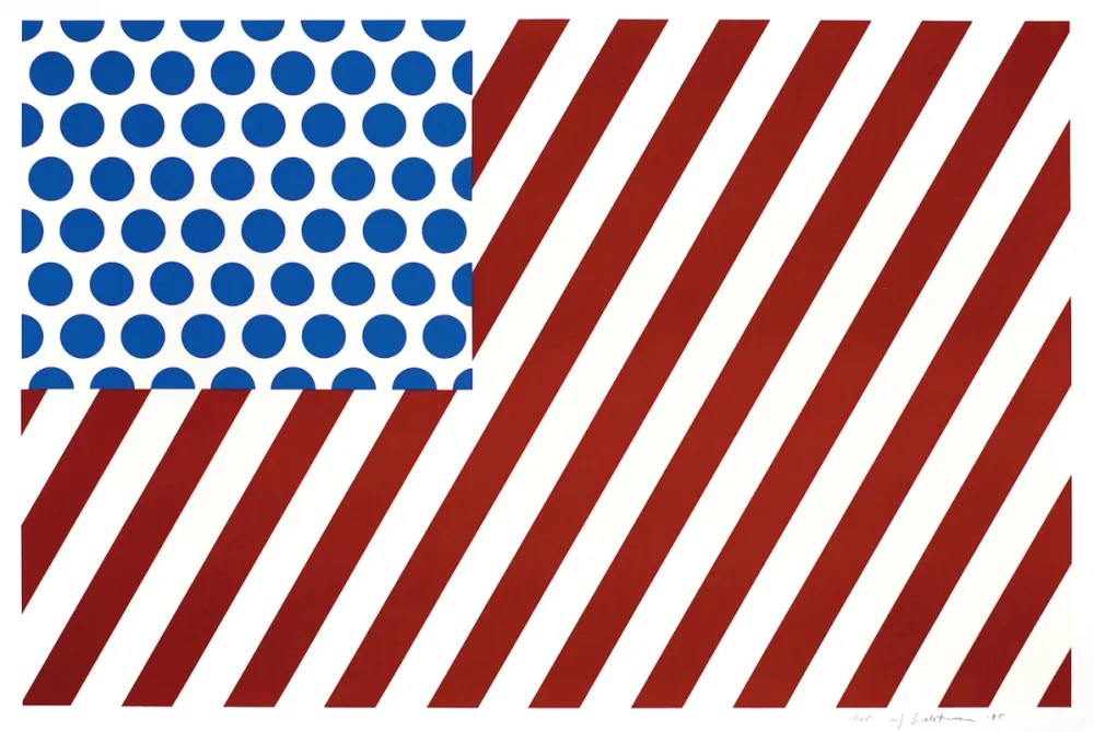 丝网印刷 Lichtenstein - Forms in Space (C.217)