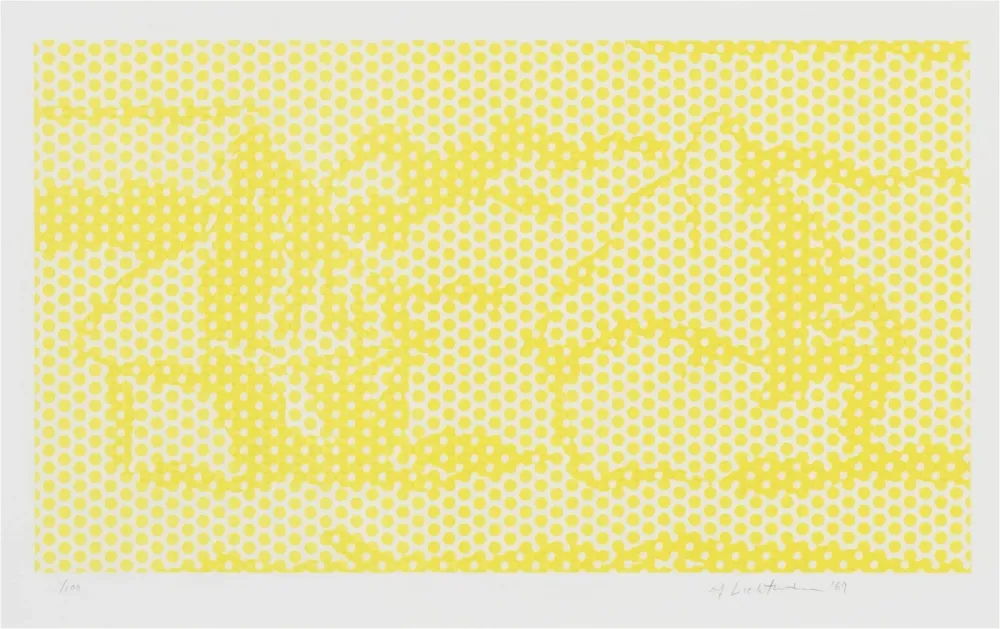 石版画 Lichtenstein - Haystack #1