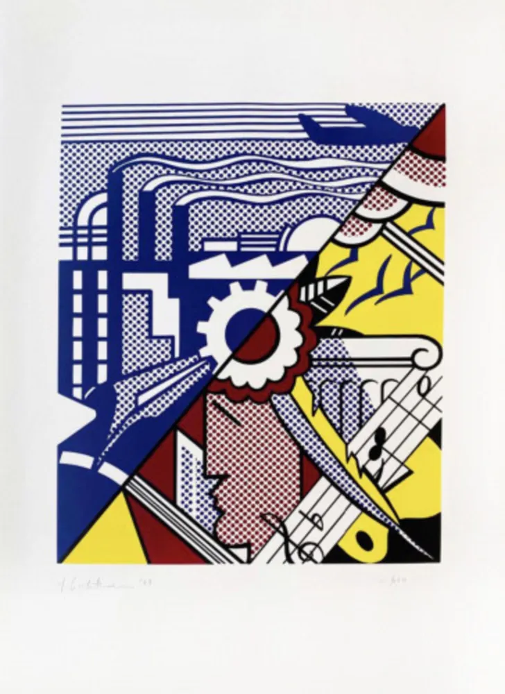 丝网印刷 Lichtenstein - Industry and the Arts (II)