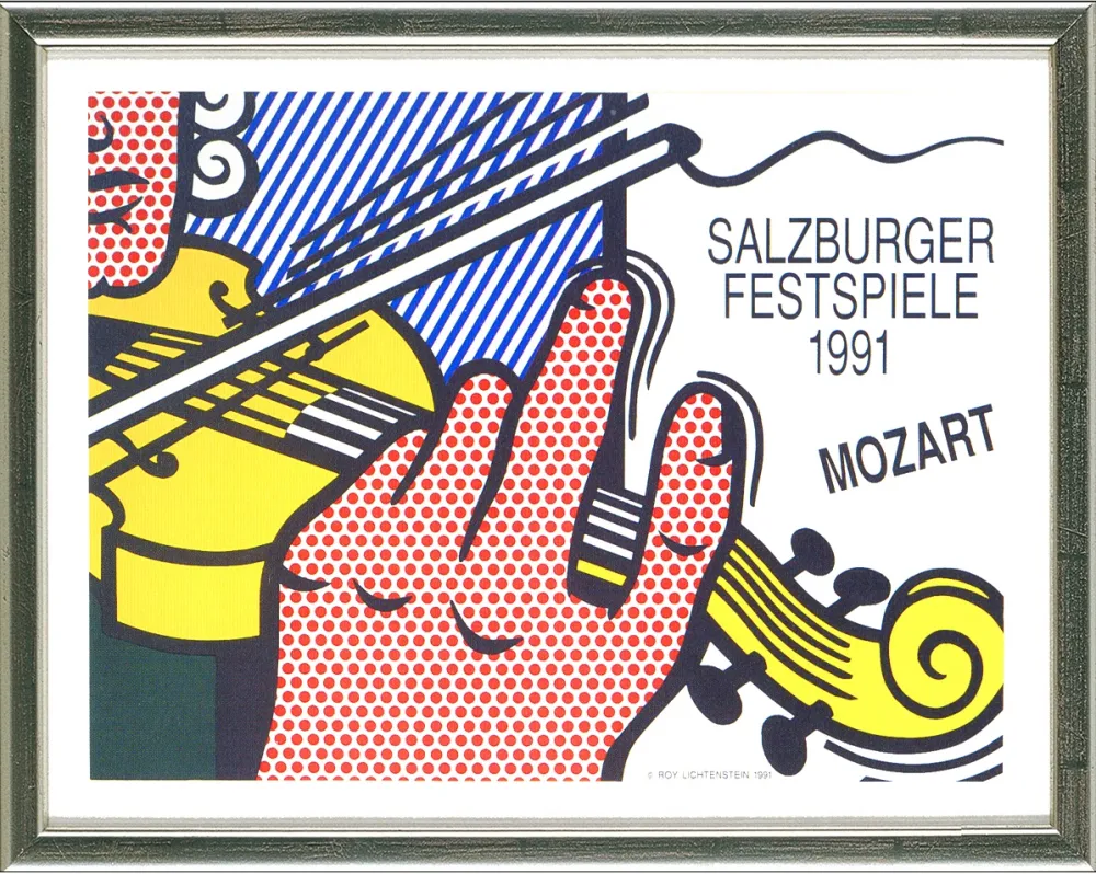 石版画 Lichtenstein - Mozart - Salzburg
