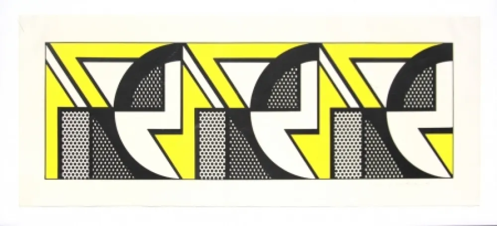 石版画 Lichtenstein - Repeated design