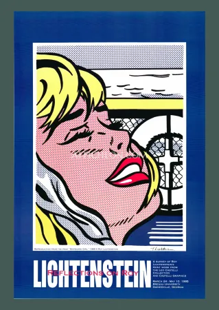 石版画 Lichtenstein - Roy Lichtenstein: 'Reflections on Roy' 1995 Offset-lithograph