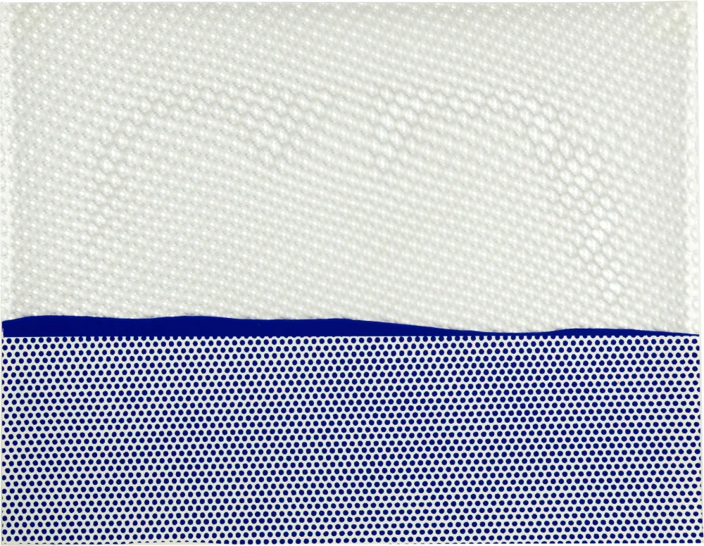 丝网印刷 Lichtenstein - Seascape. No 1. 