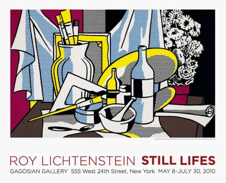 海报 Lichtenstein - Still Life with Palette