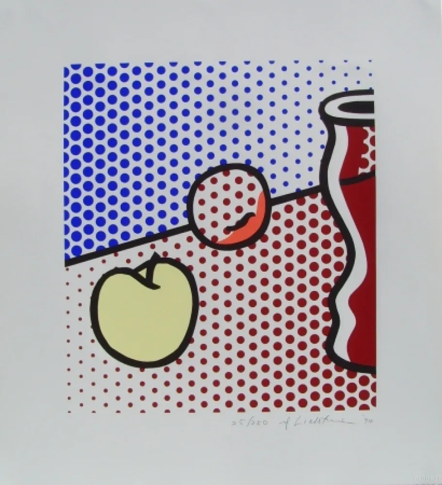 丝网印刷 Lichtenstein - Still Life with Red Jar