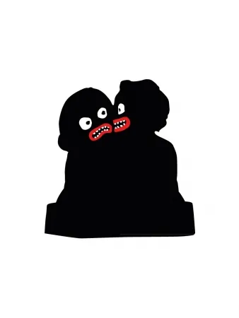 石版画 Linde - The First Kiss