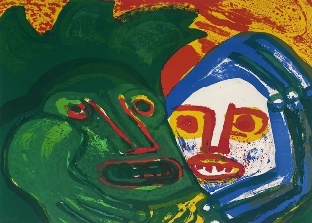 石版画 Lindstrom - Amis 