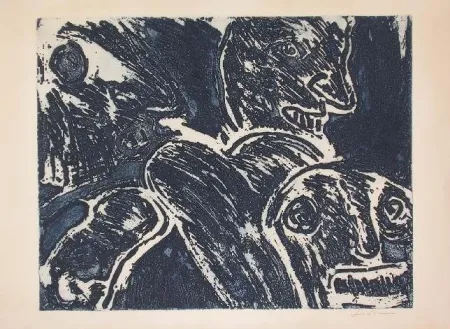 版画 Lindstrom - UNTITLED