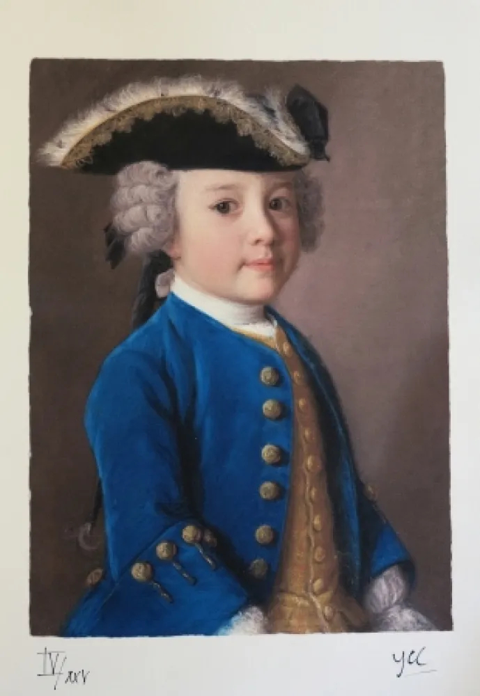数码版画 Liotard - Jacques de Chapeaurouge - 1752