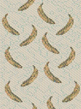 胶版印刷 Løch-© - Bankable bananas (Warhol touch) 