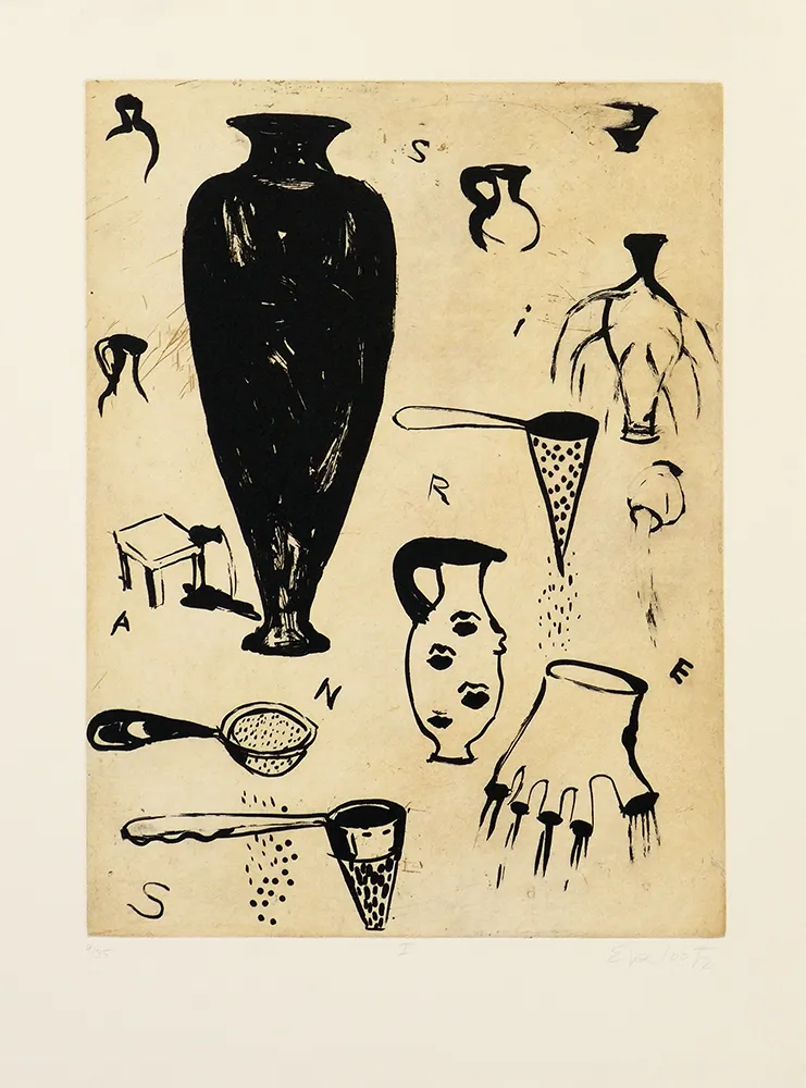 版画 Lootz - Talking leaves I