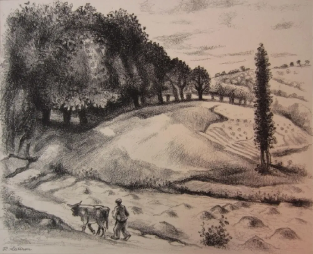 版画 Lotiron - Dix estampes originales