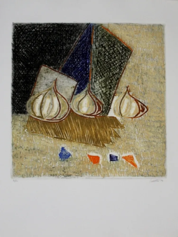 版画 Louttre - Un goût d'olive / A Taste of Olive