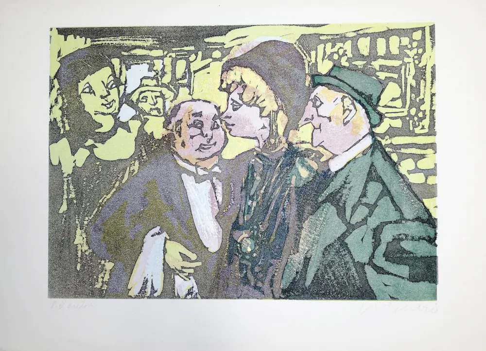 油毡版画 Maccari - S'accomodi