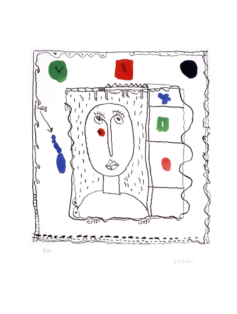 蚀刻飞尘法 Macréau - Sans titre