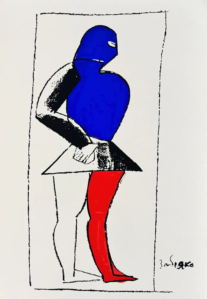 丝网印刷 Malevitch - Victory over the Sun