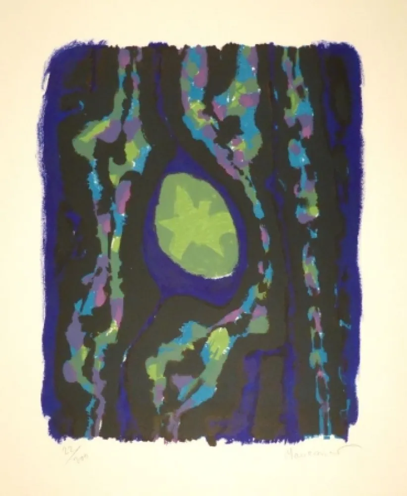 石版画 Manessier - Advent